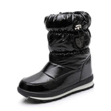 Russia children's winter boots ankle kids snow boots girls winter shoes Fashion wool boys waterproof boots - shopwishi 