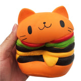Jumbo Cute Popcorn Cake Hamburger Squishy Unicorn Milk Slow Rising  Squeeze Toy Scented Stress Relief for Kid Fun Gift Toy