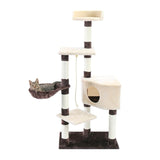 Fast Delivery Pet Cat Tree Condo House Scratcher Posts for Cat Kitten Solid Wood Cat Jumping Toy with Ladder Playing Tree Towers