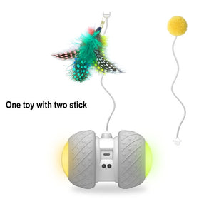 Smart Interactive Rotating LED Light Cat Toy
