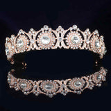 Clear Crystal Princess Tiara Crown Bridal Wedding Bride Head Jewelry Accessories For Women Prom Corona Diadem Hair Ornaments