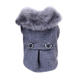 Luxury Winter Dog Jacket Puppy Dog Clothes Pet Outfits Dog Denim Coat Jeans Costume Chihuahua Poodle Bichon Pet Clothing 35S1
