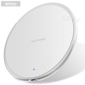 10W Fast Wireless Charger For iphone 11 8 Plus Qi Wireless Charging Pad For Samsung S10 Huawei P30 Pro Phone Charger Adapter