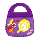 Non-Woven Fabric DIY Handbag Children Craft Toy Mini Bag Non-woven Cloth Colorful Handmade Bag Cartoon Animal Children Handbags
