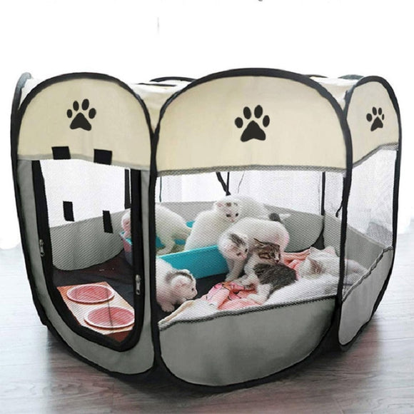 Portable perros Tent Large Small Dogs Outdoor Dog Cage для собак Houses For Foldable Indoor Playpen Puppy Cats Pet Dog Cat Room