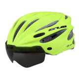 GUB K80 Cycling Helmet with Visor Magnetic Goggles Integrally-molded 58-62cm for Men Women