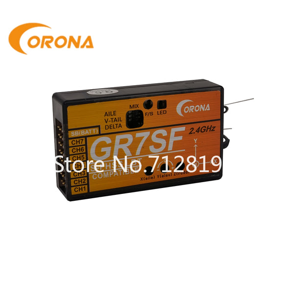 CORONA GR7SF 2.4GHz S-FHSS receiver Compatible with FUTABA S-FHSS such as T6J T8J T10T T14SG