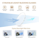 Blue Light Blocking Computer Glasses for Men WomenEye Strain Relief