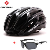 CAIRBULL Road Bike Helmet Ultralight Bicycle Helmets Men Women Mountain Bike Riding Cycling Integrally-molded Helmet Sunglasses