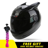 Motorcycle Helmet Women Moto Helmet Moto Ear Helmet Personality Full Face Motor Helmet