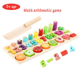 Montessori Toys For Kids English Spell Words Math Arithmetic Early Learning Educational Toys For Children Wooden Montessori Game