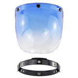 Open Face Helmet Visor Motorcycle Helmets Bubble Visors Flip Up Motorcycles Visor Capacete Lens Motorcycle Helmet Accessories