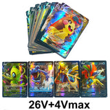 30PCS Pokemon Cards V Vmax Shining Card English Sword Shield Booster Box Collection Trading Game Card For Childer Kids Toy Gift
