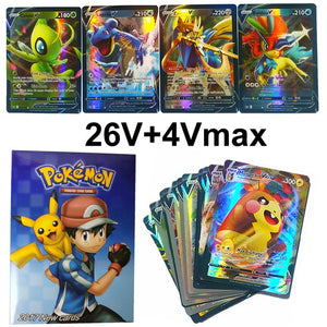 30PCS Pokemon Cards V Vmax Shining Card English Sword Shield Booster Box Collection Trading Game Card For Childer Kids Toy Gift