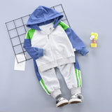 Spring Autumn Baby Boys Girls Print Ink Clothing Suits Children Jacket Pants 2Pcs/Sets Fashion Kids Clothes Tracksuits