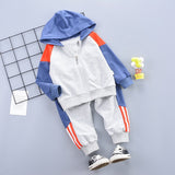 Spring Autumn Baby Boys Girls Print Ink Clothing Suits Children Jacket Pants 2Pcs/Sets Fashion Kids Clothes Tracksuits