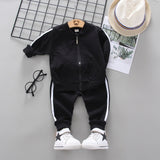 Spring Autumn Baby Boys Girls Print Ink Clothing Suits Children Jacket Pants 2Pcs/Sets Fashion Kids Clothes Tracksuits