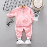 Spring Autumn Baby Boys Girls Print Ink Clothing Suits Children Jacket Pants 2Pcs/Sets Fashion Kids Clothes Tracksuits