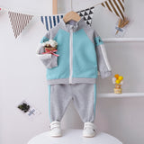 Spring Autumn Baby Boys Girls Print Ink Clothing Suits Children Jacket Pants 2Pcs/Sets Fashion Kids Clothes Tracksuits