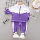 Spring Autumn Baby Boys Girls Print Ink Clothing Suits Children Jacket Pants 2Pcs/Sets Fashion Kids Clothes Tracksuits