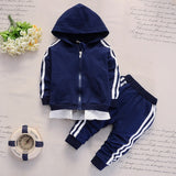 Spring Autumn Baby Boys Girls Print Ink Clothing Suits Children Jacket Pants 2Pcs/Sets Fashion Kids Clothes Tracksuits