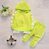 Spring Autumn Baby Boys Girls Print Ink Clothing Suits Children Jacket Pants 2Pcs/Sets Fashion Kids Clothes Tracksuits