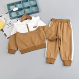 Spring Autumn Baby Boys Girls Print Ink Clothing Suits Children Jacket Pants 2Pcs/Sets Fashion Kids Clothes Tracksuits