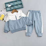 Spring Autumn Baby Boys Girls Print Ink Clothing Suits Children Jacket Pants 2Pcs/Sets Fashion Kids Clothes Tracksuits