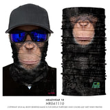 Seamless Magic Bandana Animal Monkey Shark Neck Warmer Tube Shield Gaiter Scarf Face Headband Snowboard Bicycle Headwear