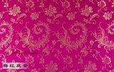 Brocade fabric imitation silk fabrics flower fabric for sewing satin material for dress