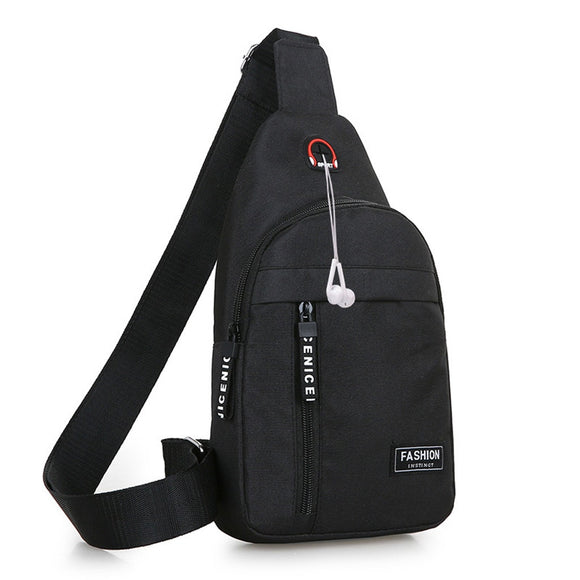 Men Shoulder Bags Nylon Waist Packs Sling Bag Crossbody Outdoor Sport Shoulder Chest Daily Picnic Canvas Messenger Bag Bolsa
