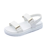 Trends Sandals Summer New Flat British Wind Velcro Embroidery Thick-soled Casual Casual Roman Fragrance Designer Shoes Star