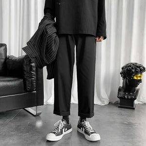 LAPPSTER Mens Black Korean Harem Pants 2021 Japanese Streetwear Joggers Harajuku Sweatpants Hip Hop Casual Trousers Plus Size