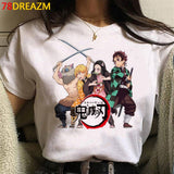 Hot Japanese Anime Demon Slayer T Shirt Men Kawaii Kimetsu No Yaiba Graphic Tees Tanjirou Kamado Unisex Tops Funny Tshirt Male