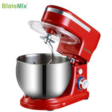 BioloMix 5L stainless steel bowl 1200W 6-speed kitchen food Stand mixer cream egg mixer Whip dough mixer blender kneading