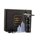 Professional Airbrush Makeup Kit With Compressor Nano Facial Spray Vapour Ion Face Steamer  Facial Deep Cleaning Oxygen Sprayer