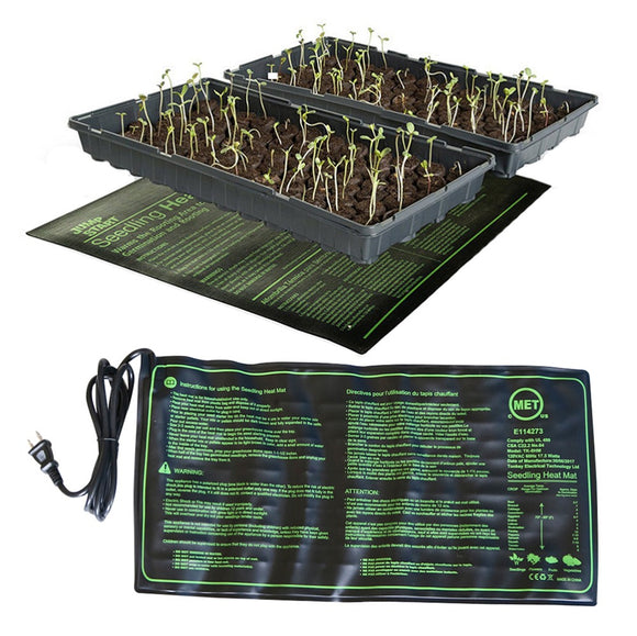 Seedling Heating Mat 50x25/50/120cm Waterproof Plant Seed Germination Propagation Clone Starter Pad 110V/220V Garden Supplies