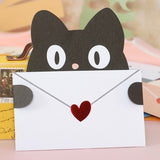 Cute animal message cards mini envelope cards thank you stationery kids greeting cards