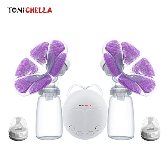 Single/Double Electric Breast Pump With Milk Bottle Infant USB BPA free Powerful Breast Pumps Baby Breast Feeding T0451