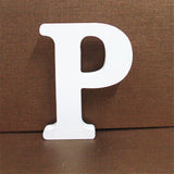 1pc 10CMX10CM White Wooden Letter English Alphabet DIY Personalised Name Design Art Craft Free Standing Heart Wedding Home Decor