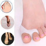 2Pcs=1Pair Silicone Toes Separator Bunion Bone Ectropion Adjuster Toes Outer Appliance Foot Care Tools Hallux Valgus Corrector