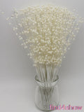 20 Bunch Pearl Flower Stem Beads Garland Sprays Bridal Bouquet Wedding Party