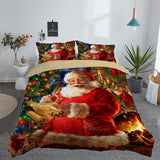 3D Printed Merry Christmas Bedding Set Queen/Twin/King Size  Christmas Decoration for Home
