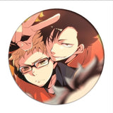 1pcs Manga Haikyuu!! Cosplay Badges Hinata Shoyo Brooch Pins 58mm Japan Anime Collection Badge for Backpacks Clothes