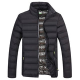 Brand Spring autumn Casual Parkas Stand Collar Coat Male Warm Fashion winter cotton-capped down Jacket Men clothing
