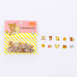 80 pcs/bag Japanese Stationery Stickers Cute Cat Sticky Paper Kawaii PVC Diary Bear sticker For Decoration Diary Scrapbooking
