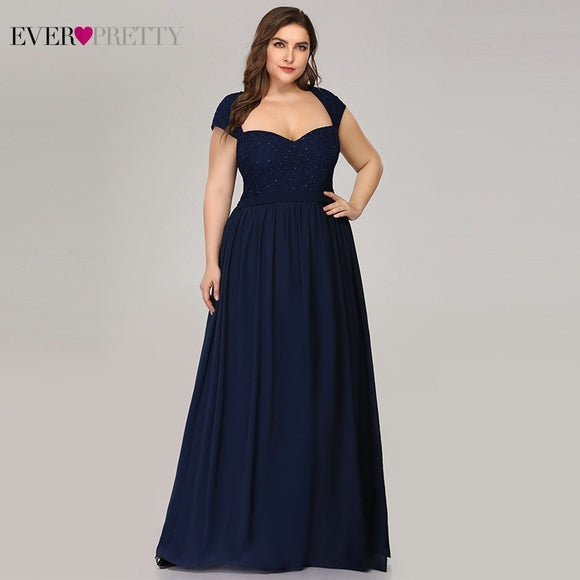 Ever-Pretty Plus Size Elegant Mother Of The Bride Dresses EZ07949