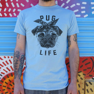 Pug Life Dog T-Shirt (Mens)