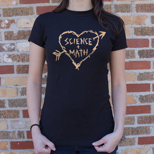 Science Loves Math T-Shirt (Ladies)