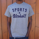 Sports And Alcohol T-Shirt (Mens)